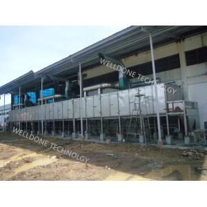 100kg/H Vegetable Dehydrator Hot Air Belt Dryer Machine