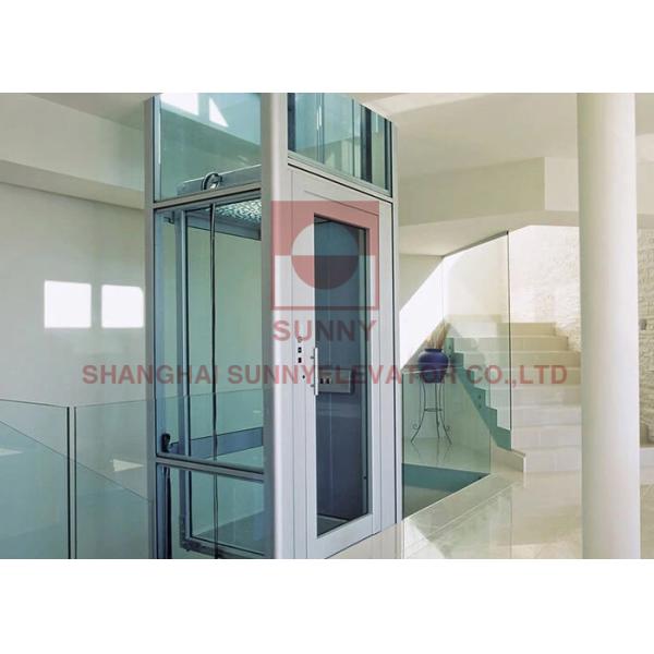 Buy 400kg Delicate Residential Panoramic Home Lift Villa Elevator at wholesale prices