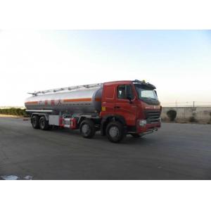 8X4 LHD Euro2 336HP Oil Tank Truck , 30CBM Crude Oil Transportation Trucks