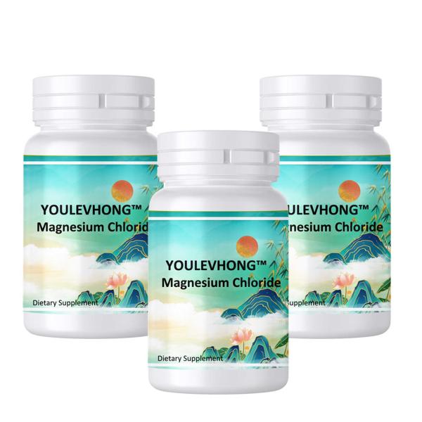 Vegan Magnesium Chloride Supplements Triple Magnesium Complex Capsules 300mg