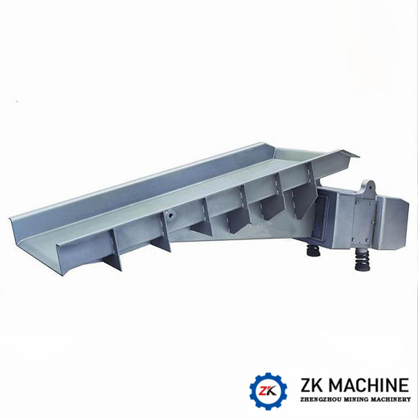 GZJ Series Electromagnetic Vibrating Feeder , Stable Running Strong Vibrating