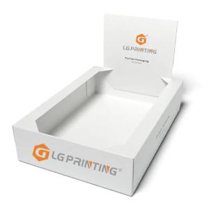 Exhibition Display Stand Box Cardboard Paper Table Retractable Top Cardboard