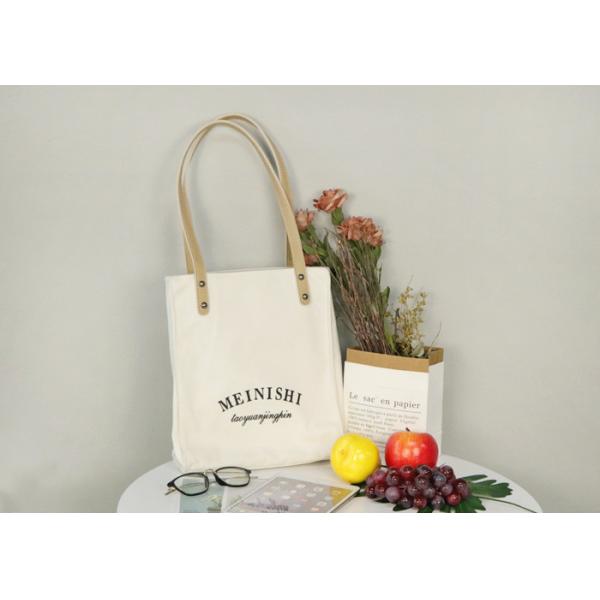 Buy Canvas Letter Recyclable Tote Bag Large Capacity at wholesale prices