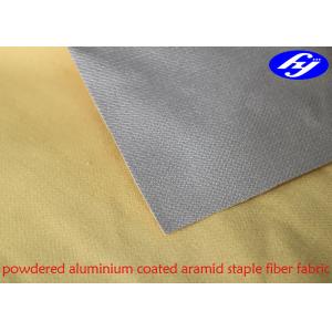Powdered Aluminium Coated Aramid Fiber Fabric For Thermal Insulation