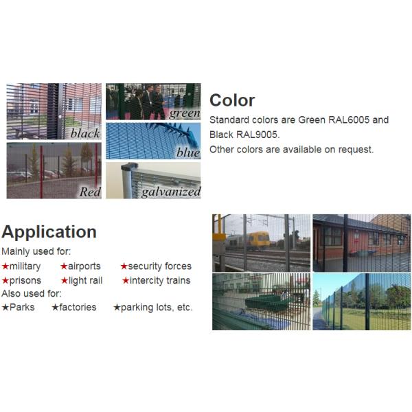 Cheap Galvanized Anti Climb Metal 358 Security Wire Mesh Fence 358 Security Wire Mesh Fence