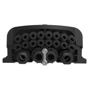 Quality Pre-connectorized Optical Fiber Distribution Box 72C GFS-16Q IP68 378*255*116mm 16 pre-connected adapter aerial-mount for sale