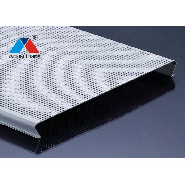 Buy Fire Rated Aluminium Strip Ceiling , Linear Metal Ceiling Fireproof Soundproof at wholesale prices