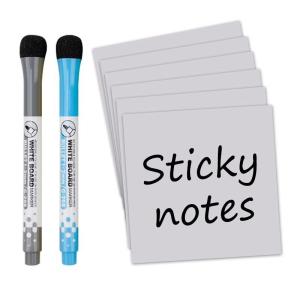 Soft Whiteboard Reusable Calendar Planner Dry Erase Sticky Notes 10x10cm
