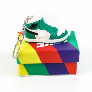 Mini Basketball Shoe Keychain With Box Corrugated Board Folders