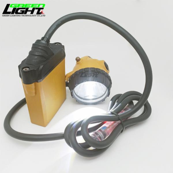 Buy Long Lasting 100000Hours Life Span LED Mining Hard Hat Lights with Cable Rear Warn Light and Brightness of 15000Lux 25000Lux at wholesale prices
