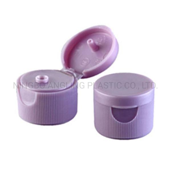 Yuyao Cheaper 24410 Ribbed Plastic Flip Top Cap in Colors Customized Request
