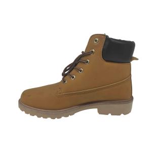 Double Stitching Army Winter Boots Dry Process PU Leather Waterproof