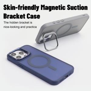 Military Grade Magnetic Phone Case With Metal Camera Stand