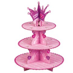 Eye Catching Cardboard Cake Stand Customized Logo Matt Lamination Surface