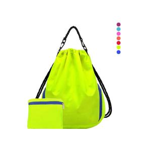 China Custom outdoor riding backpack sports basketball drawstring bag travel bag yoga fitness folding bag on sale