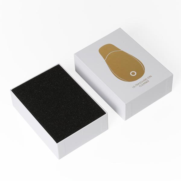 Custom Paper Beauty Instrument Packaging Box with Form Insert on Grey Board