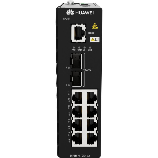 Buy Huawei S5735I-H8T2XN-V2 Switch : 8x Gigabit + 2x 10G SFP+ , Smart Cloud Management at wholesale prices