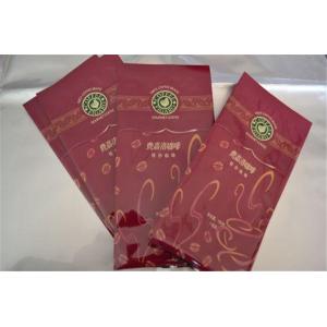 Custom Made Plastic Pouches Packaging , Side Gusset Coffee Packaging Bags