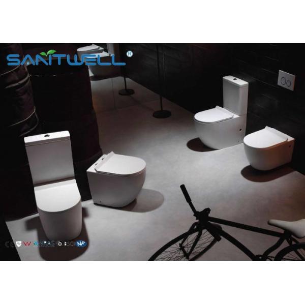 Floor mounted siphonic dual flush toilet modern sanitary 730*390*725 mm Size