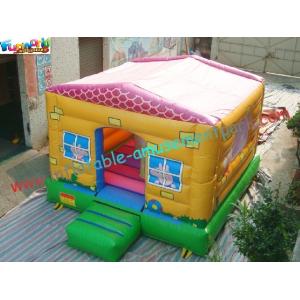 Peppa Pig Commercial Bouncy Castles , Popular Mini Inflatable House For
