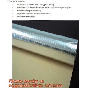 Foil crim kraft insulation,Alu foil FSK insulation, FOIL scrim kraft facing,