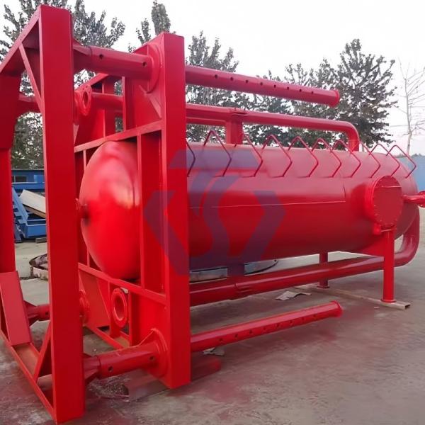 Professional Mud Gas Separator For Effective Gas Invaded Drilling Fluid Treatment