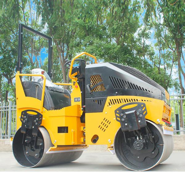 New 3 Ton Vibratory Mini Road Roller Compactor Machine Tire Road Roller for