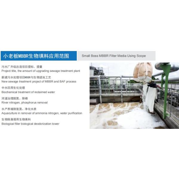 Water Purification MBBR Bio Media Protection Technology With Long Life Span