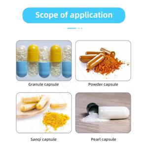 Semi Automatic Powder Granules Capsule Filling Machine With PLC Control
