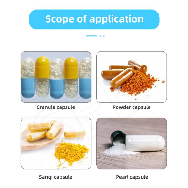 Semi Automatic Powder Granules Capsule Filling Machine With PLC Control