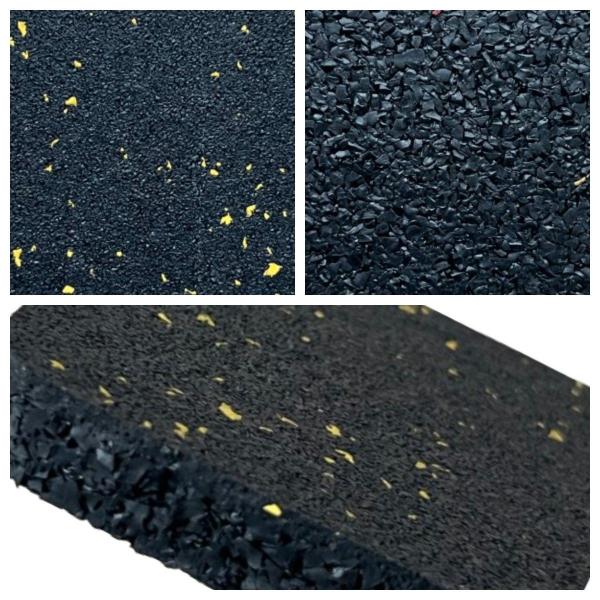 15mm-50mm Interlocking Gym Rubber Floor Tiles 0.5mx0.5mx15m Environmentally