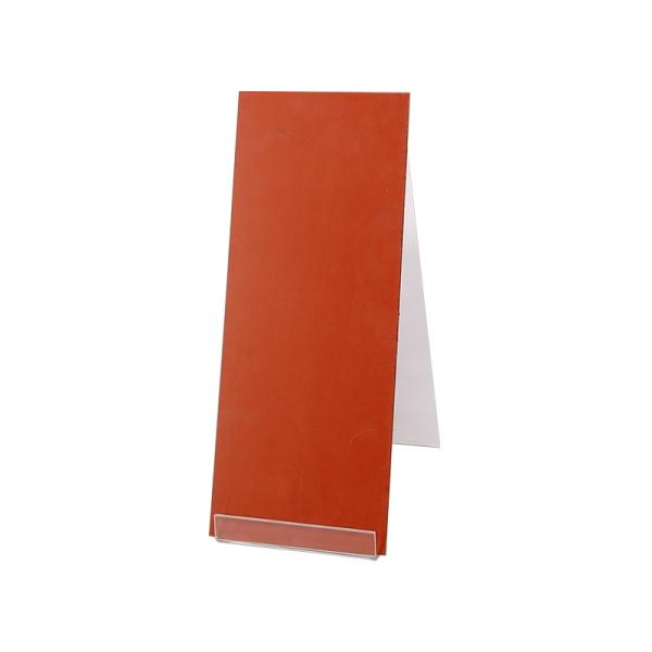 Composite Bearing Material Flat Strip, Red Polymer Fibres, Steel With Sinter Bronze Interlayer