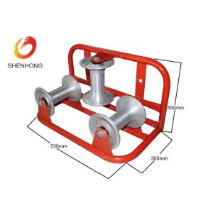 Spray Painting Surface Corner Cable Roller For Underground Cable Laying