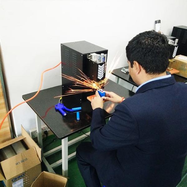 Pneumatic Lithium Ion Spot Welding Machine , 20 KVA 18650 Battery Welder