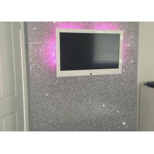 Nonwoven Thick Glitter Wallpaper Firm Stability Flexbile With Minimal Flaking