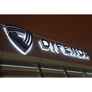 Backlight led signs outdoor custom logo sinage
