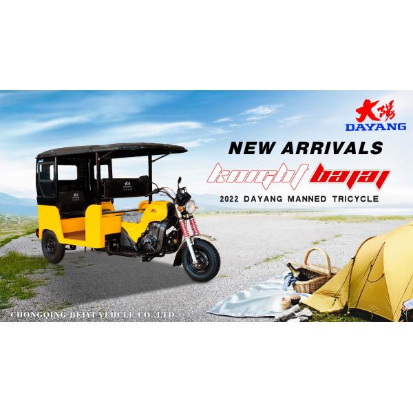 800 kg For Cargo Three Wheel Motorcycle Taxi For Africa Bajaj Adult Motor Tricycle