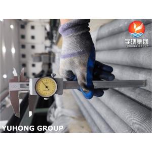 ASTM B163 N08825 Extruded Finned Tube With AL1060 Fins For Oil Refinaries