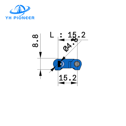 Polyoxymethylene POM Flat Top Modular Belt Food Grade For Conveying Equipment
