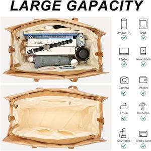 Sustainable Recyclable Tote Bag For Women, TPU Waterproof And Tyvek Paper