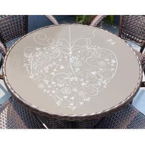 Round Glass Coffee Table with Metal Base Stylish and Practical Furniture