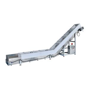 Flash Scrap Handling Inclined Conveyor With Metal Detector