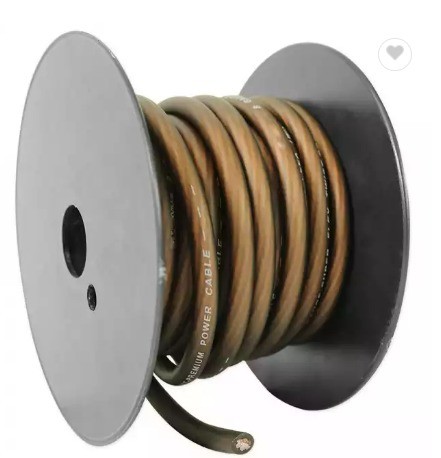 Flexible Translucent Power Wire 1/0awg for Car and Motor Audio Performance