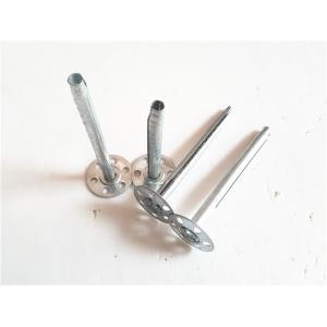 Perforated Base Metal Insulation Anchor Pins, Galvanized Insulation Wall Plugs