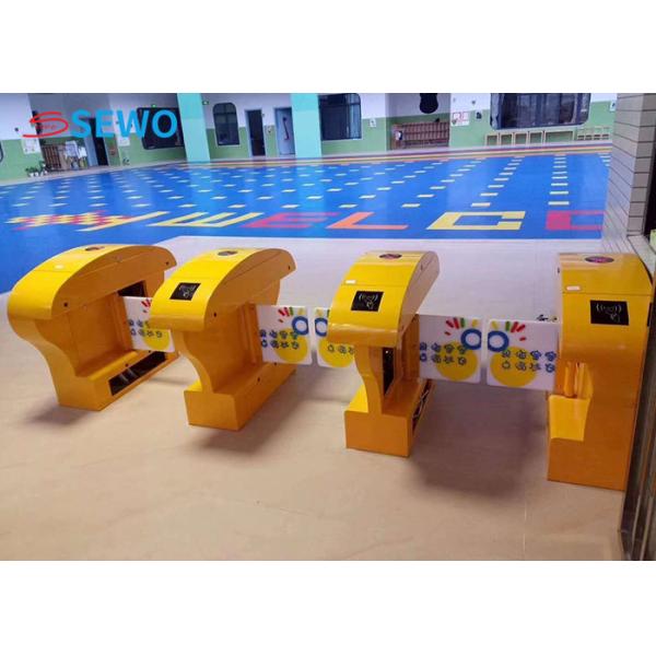 Kindergarten Swing Barrier Gate Turnstile Customized For Amusement Park