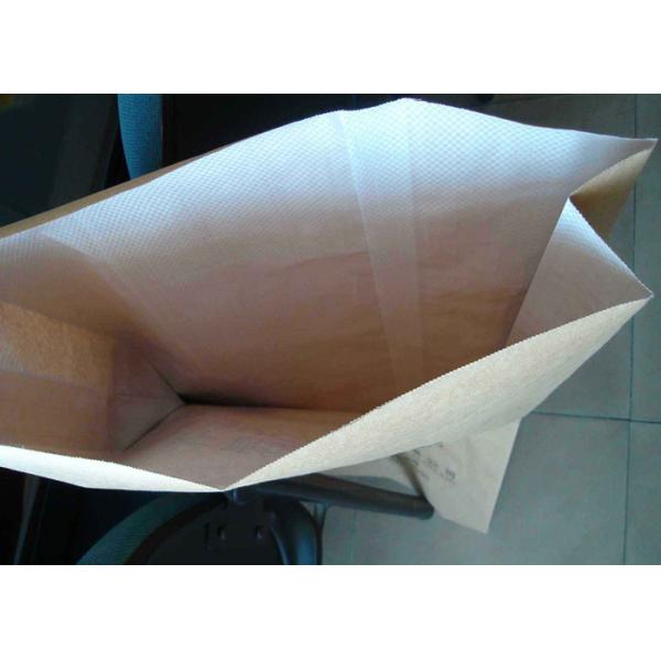 Moisture Proof Multiwall Paper Bags with Offset Printing / Heat Cut