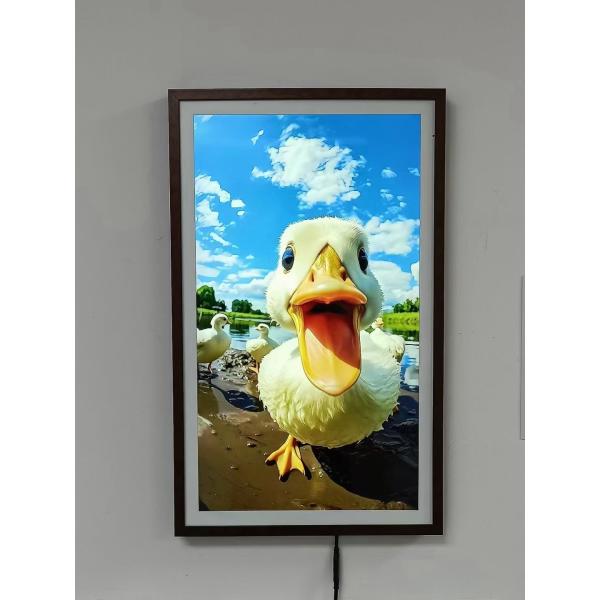 32 /43/55 Inch Wall Mounted Digital Signage Wooden Frame