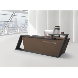 Business Exhibition Reception Desk Furniture , Wood Reception Desk OEM / ODM