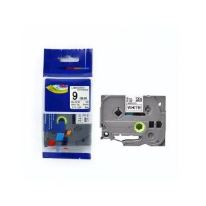 Quality Plastic P Touch 12mm Wide Brother Printer Tape Cassette TZ-211 Black And White for sale