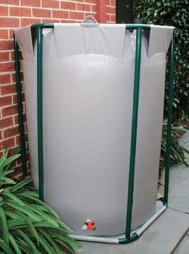 3000L Capacity Collapsible Onion Shape Plastic Water Storage Tank For Fire Rescue